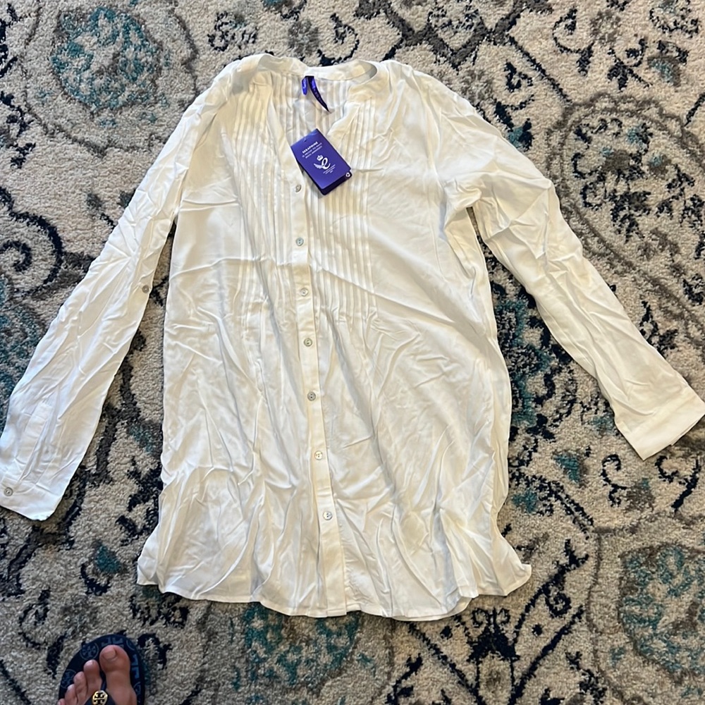 Seraphine off white Maternity blouse